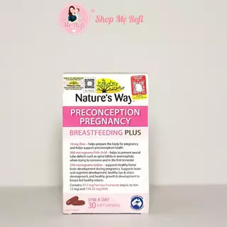 Vitamin Tổng Hợp Cho Bà Bầu Nature's Way PreConception Pregnancy Breastfeeding Plus 30 viên