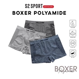 Quần lót nam boxer S2 SPORT sịp đùi nam chất mềm co giãn, ôm body thoáng khí kháng khuẩn - SBX01