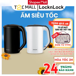 Ấm Đun Siêu Tốc 2 Lớp 1.7L LocknLock, ấm siêu tốc Lock&Lock EJK738 EJK738BLK EJK738WHT - T2Cmall