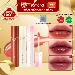 [NEW BARE] [31-33] Son Tint Bóng, Siêu Lì, Căng Mọng Hàn Quốc Romand Juicy Lasting Tint 5.5g (12 đỏ cherry, 13 nâu gạch)