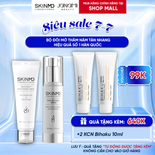 Bộ chăm sóc da mặt Skinmd Pure Whitenol  Dưỡng trắng da/ Chăm sóc làn da mẩn đỏ và da nám SKINMD LABORATORIES