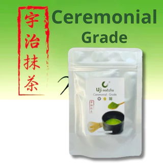 Bột trà xanh Uji Matcha Ceremonial grade 50 gram, thơm ngon, chuẩn vị.