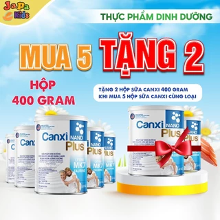 [ Combo 5 Tặng 2 ] Sữa CanXi Cho Người Già Hỗ Trợ Xương Khớp Bổ Sung Canxi Ngăn Ngừa Loãng Xương 400G Japa Kids