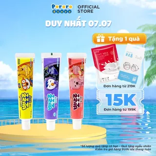 [Bé từ 3 tuổi] Kem Đánh Răng Không Chứa Florua Cho Trẻ Em PORORO Toothpaste 50g