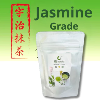 Bột trà xanh hương nhài Uji Matcha Jasmine grade 500 gram, thơm ngon, chuẩn vị.