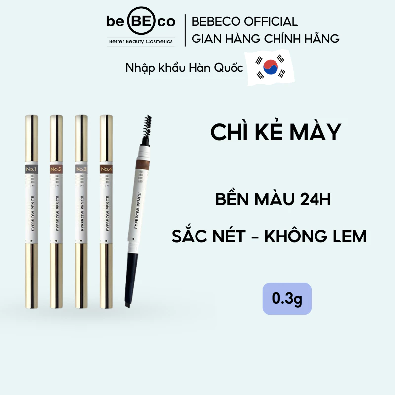 Chì kẻ sợi chân mày BEBECO Signature Eyebrow Pencil