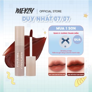 Son kem siêu lì, chuẩn màu, mịn mướt như bơ Merzy Academia Mellow Tint 4g