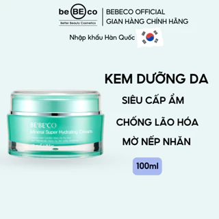 Kem dưỡng da dạng khoáng siêu cấp ẩm ngăn ngừa lão hóa, làm mờ các rãnh nhăn- BEBECO MINERAL SUPER HYDRATING CREAM 100ML