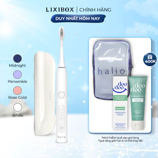 [nhập LIXI300K giảm 300k đơn từ 1Triệu] Bàn Chải Điện Halio Sonic Whitening Toothbrush Pro - Màu White Kèm Hộp Đựng