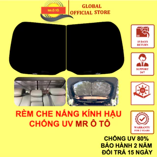 Rèm che nắng kính sau ô tô, che nắng kính hậu, rèm đuôi Mr Ô Tô chống UV - Bảo hành 2 năm.