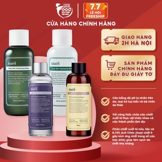 Nước Hoa Hồng Làm Sạch, Dưỡng Ẩm, Se Khít Lỗ Chân Lông Cho Da Nhạy Cảm Hàn Quốc Klairs Supple Preparation Toner 180ml