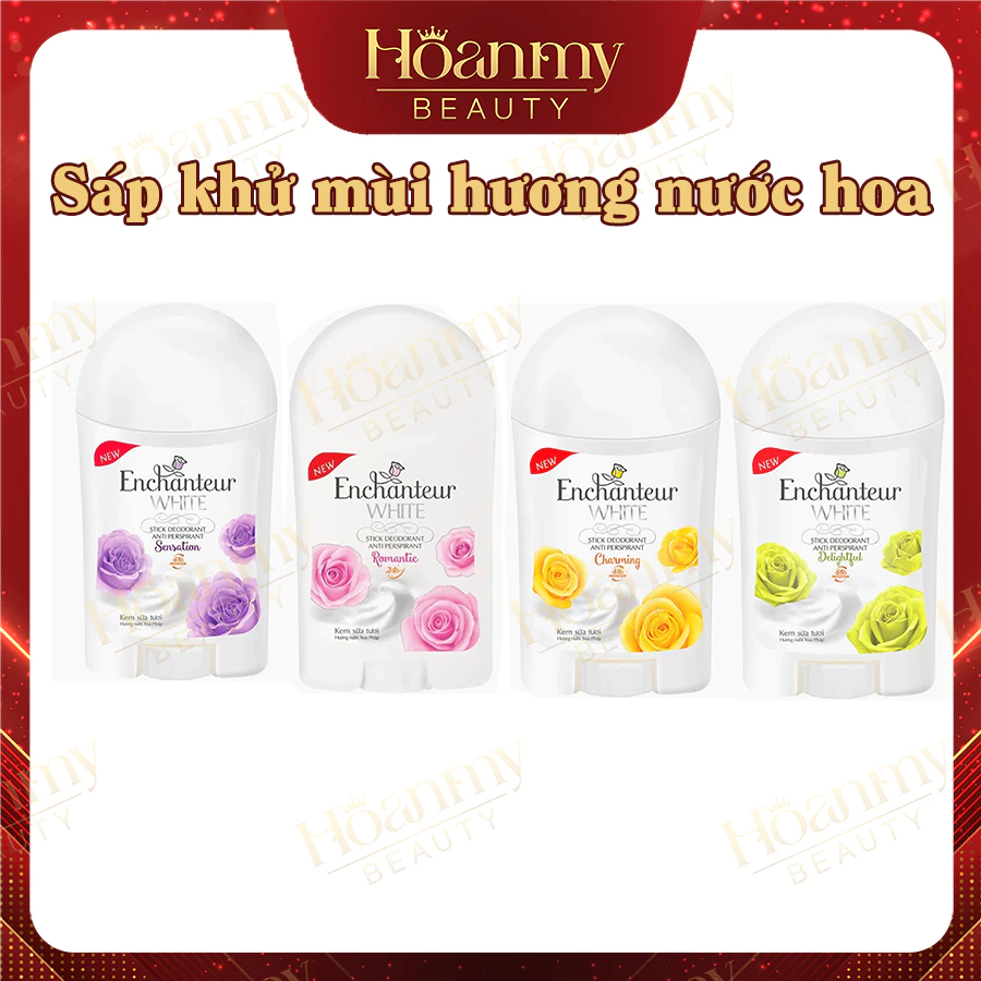 Sáp khử mùi trắng da hương hoa Enchanteur 40gr