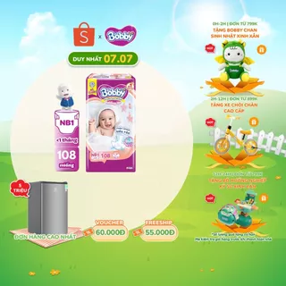 [Cộng Miếng Ngẫu Nhiên] Miếng lót sơ sinh Bobby Newborn 1-108 miếng