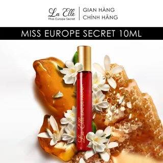 Nước hoa nữ La Elle Eau de Parfum Miss Europe Secret chai 10ml - Sang trọng hơn bao giờ hết