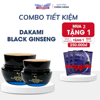 [COMBO TIẾT KIỆM] Kem Dakami Sâm Đen - Ngăn ngừa lão hoã, nâng cơ, giúp da căng bóng hộp 30G