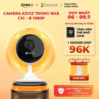 [Nhập ELEZ28 giảm 10%] Camera Wifi EZVIZ trong nhà - C1C-B Độ phân giải 1080P đàm thoại 2 chiều