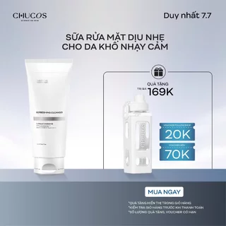 Sữa Rửa Mặt Sạch Nhẹ Dịu, Bổ Sung Độ Ẩm Cho Da Khô, Nhạy Cảm Chucos Refreshing Cleanser 150ml