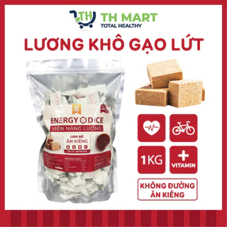 [GIÁ DUY NHẤT 7.7] Lương Khô Gạo Lứt Ăn Kiêng Túi 1kg Đầy Đủ Dinh Dưỡng Dành Cho Ăn Kiêng Giữ Dáng