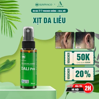 Xịt Viêm Da Nano DALI Pro 30ml Bảo Vệ Da, Ngăn Ngừa Viêm Da Cơ Địa, Nấm Ngứa Tại Nhà