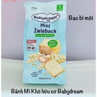 Bánh mì khô hữu cơ Babydream Đức cho bé 7M+ [ date 05/2025]