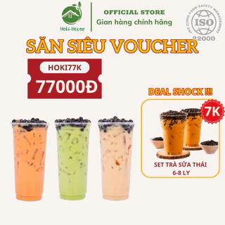 Set trà sữa nhiều vị HoKi House 25 30 ly nguyên liệu trà sữa tự pha