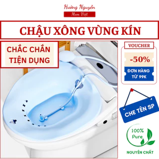 Chậu xông vùng kín se khít hết múi giảm thâm cô bé