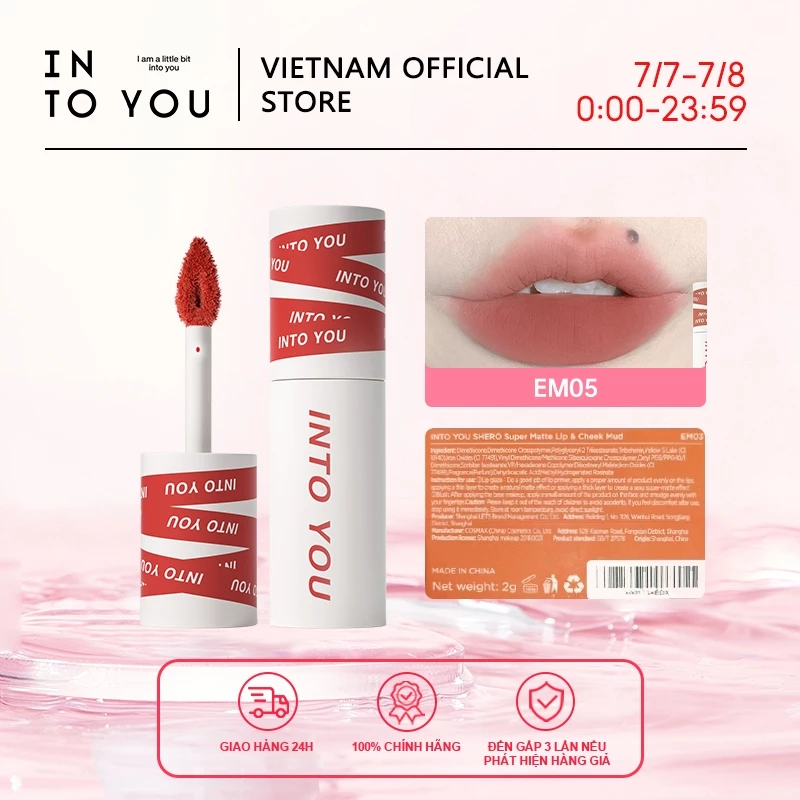 [Phiên bản quốc tế] INTO YOU son môi nữ anh hùng chống dính cốc son môi cổ điển son môi son môi