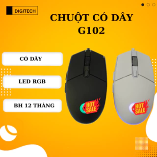 Chuột chơi game có dây G102 ( Hàng OEM) RBG Độ Chính Xác Cao 8000DPI [ Bảo Hành 12 Tháng 1 Đổi 1]