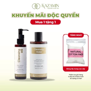 Combo nước tẩy trang & sữa rửa mặt Kyung Lab làm sạch da chuyên sâu, ngăn mụn hiệu quả