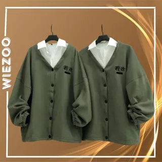 Áo khoác nỉ cardigan CUBE ulzzang 1HIT_UNISEX(ẢNH THẬT 3 MÀU)