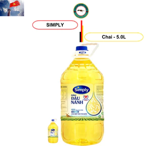 [Chai] Dầu đậu nành SIMPLY 5L