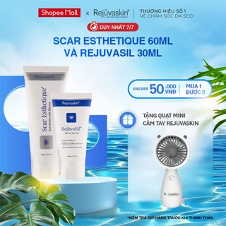 Combo chăm sóc da Rejuvaskin ngăn ngừa và xoá bỏ mọi loại sẹo 30ml x 60ml