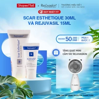 Combo chăm sóc da Rejuvaskin ngăn ngừa và xoá bỏ mọi loại sẹo 30ml x 15ml