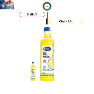 [Chai] Dầu ăn đậu nành Simply 1L