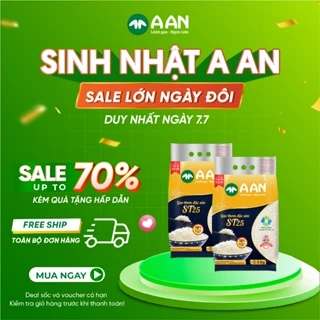 Combo 2 Túi Gạo ST25 5kg - Thương hiệu Gạo A An