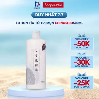 Nước hoa hồng lotion toner diếp cá, tía tô giảm mụn Chinoshio Nhật Bản