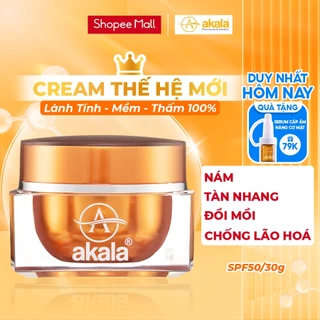 Kem Nám - Tàn Nhang - Đồi Mồi - Chống Lão Hoá akala ( Tế Bào Mầm Tái Sinh & Collagen Peptide ) 30gram