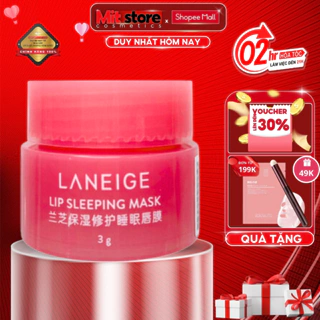 Mặt Nạ Ngủ Môi Laneige Lip Sleeping Mask Mini 3g Bản Trung Cấp Ẩm Và Giảm Thâm Và Làm Hồng Môi