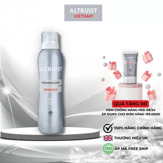 Kem chống nắng dạng xịt Altruist Invisible Sunspray SPF50 UVA 200ml