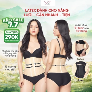 Gen Nịt Bụng Định Hình 13 Xương Chuẩn Quốc Tế Latex VIETCORSET 102, Đại Nịt Bụng Sau Sinh Cho Mẹ Bỉm, Latex Corset Chuẩn