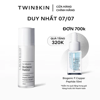 Biogenic Retinol Twins Skin 1% For Advance Full Size – Kem Dưỡng Da, Ngừa Lão Hóa, Giảm Mụn 30ml