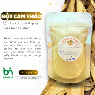 500gr Bột Cam Thảo Nguyên Chất Dưỡng Trắng Da, Giảm Mụn