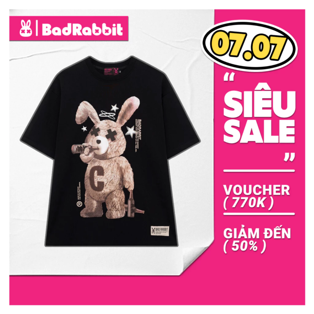 Áo Thun Unisex Bad Rabbit SAY TEE 100% Cotton - Local Brand Chính Hãng