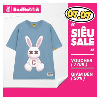 Áo Thun Unisex Bad Rabbit BLUE SOFT TEE 100% Cotton - Local Brand Chính Hãng