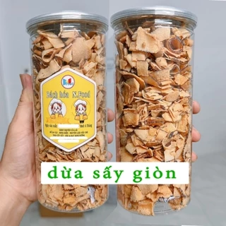 [ COMBO 2 LON ] Dừa Sấy Giòn Làm Topping món chè, kem - ĂN VẶT