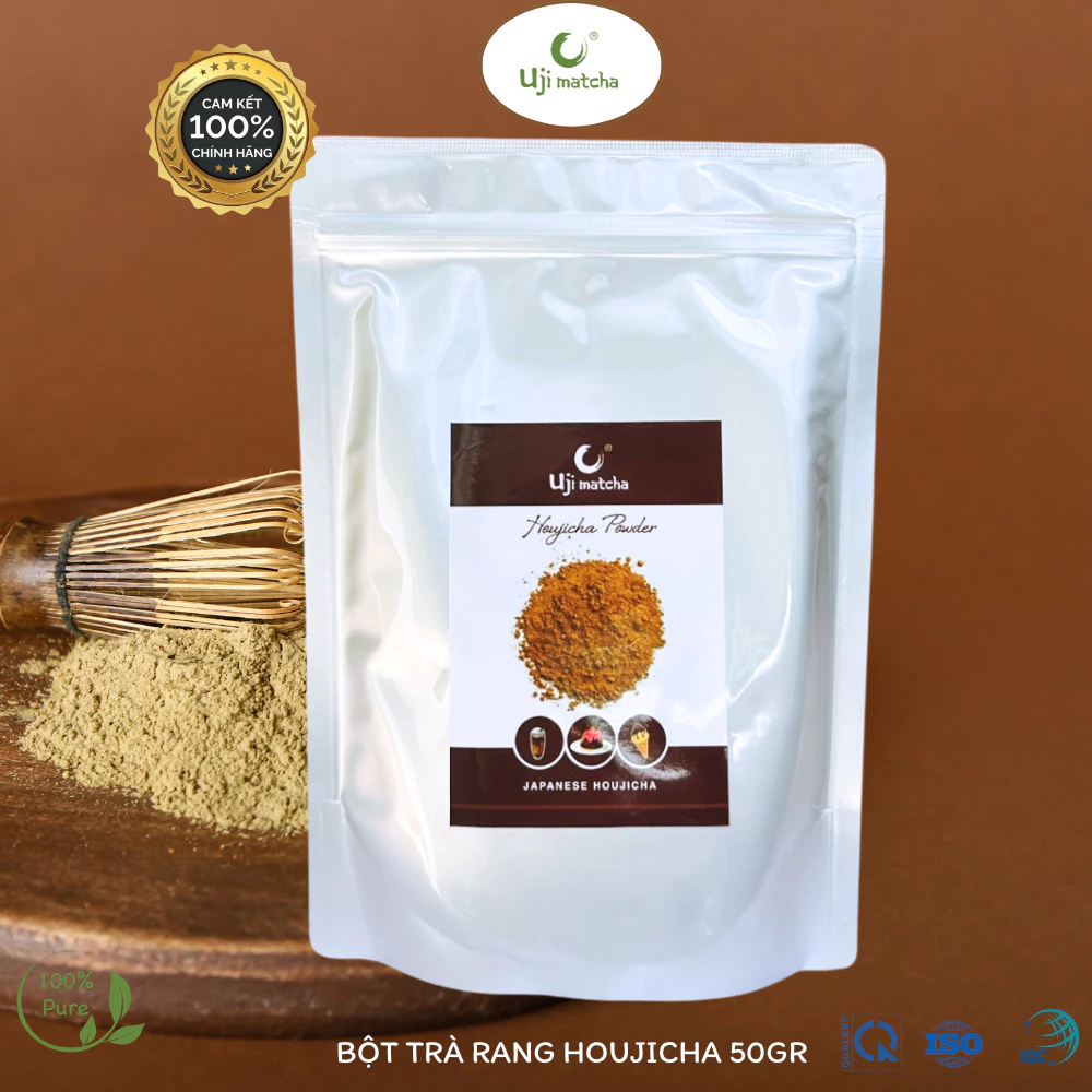 Bột Trà Rang HOUJICHA | Công Nghệ Nhật Bản |  50G TÚI ZIP