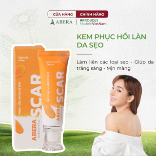 Kem Sẹo Nghệ Đỏ Abera Scar 20ML Phục Hồi Làn Da Bị Sẹo An Toàn Hiệu Quả, Nhanh Chóng