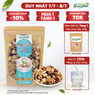 Hạt Dinh Dưỡng Mix Your Superfood Healthy Mix Nuts 5 Loại Hạt Không Yến Mạch - Hạt Mix Dinh Dưỡng, Ăn Vặt Cho Mẹ Bầu