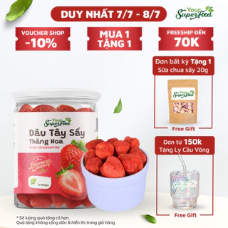 Dâu Sấy Thăng Hoa  Your Superfood Vị Chua Ngọt Tự Nhiên Healthy Snack Tốt Cho Người Ăn Kiêng, Giảm Cân Hộp 70g