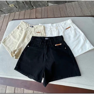 quần Short jeans đùi túi mổ, jean cotton không co giãn đẹp ạ ( đủ màu)